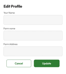 Create a farm profile